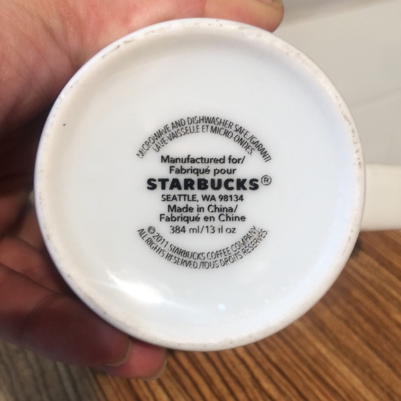 Starbucks 2011 Collectible Christmas Holiday Reindeer Coffee Mug - Picture 6 of 6